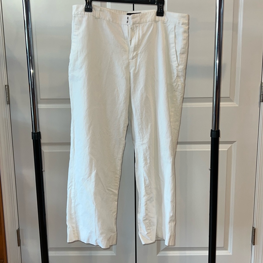 Banana Republic Women’s White Linen Pants (Gently Used)